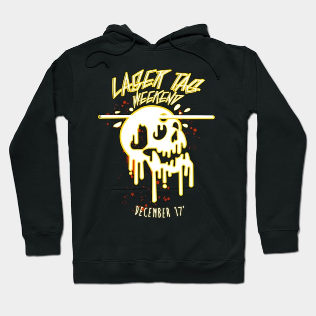 LASER TAG Weekend 17' Hoodie by triotdesigns